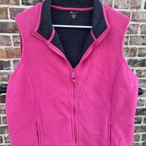 St. John's Bay Pink and Gray Vest